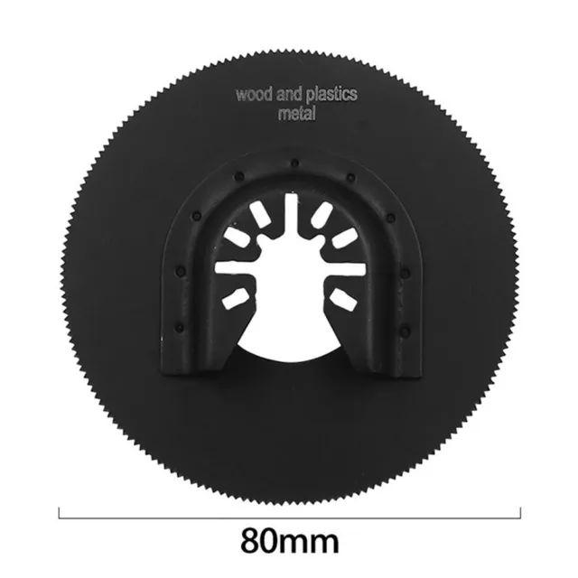 Hoja de sierra espesor 12,6 mm 1 pieza 80 mm negro herramientas multifunción oscilantes