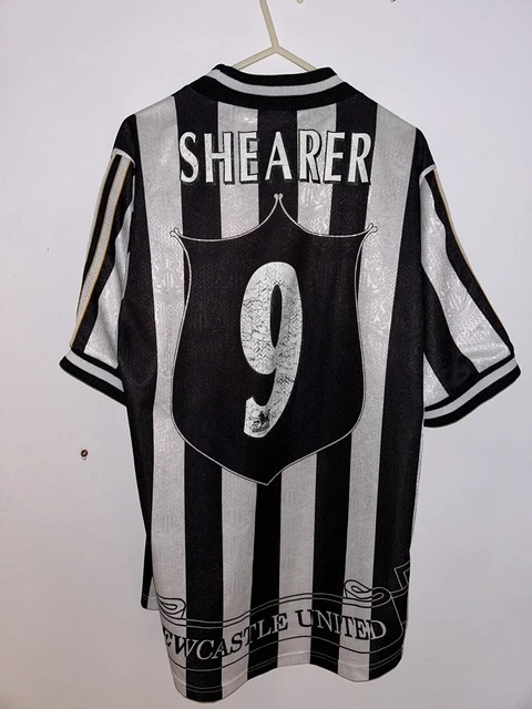 NEWCASTLE UNITED 97/99 home shirt Shearer 9 £64.00 - PicClick UK