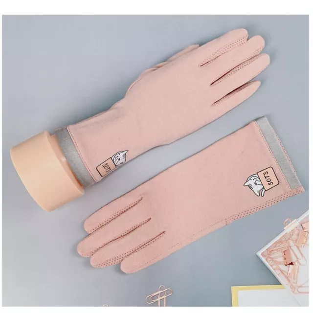 UV-resistant Anti-slip Sun Gloves Cotton Touch Screen Sun Gloves  Women