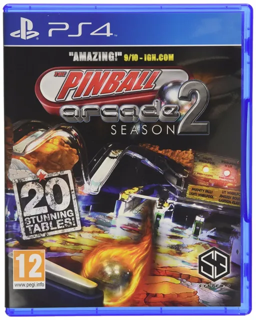 Pinball Arcade Season 2 For PS4 (New & Sealed)