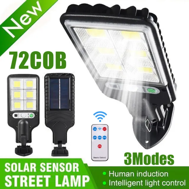 1000000LM LED Solar Motion Sensor Light Bright Garden Outdoor Street Wall Lamp