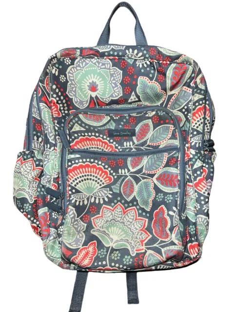 Vera Bradley 4 Zip Backpack With Laptop Compartment In Nomadic Floral