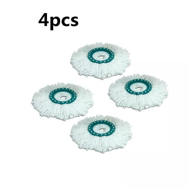 4x 16cm Universal Mikrofaser Ersatzkopf Microfaser Disc Mop Wischmop