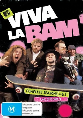 Viva La Bam : Season 4-5, very good condition dvd region 4 t139