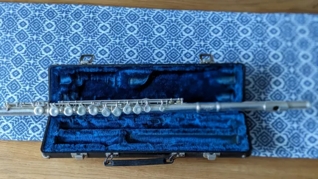 flute musical instrument, suit beginner, in good used condition, with hard case