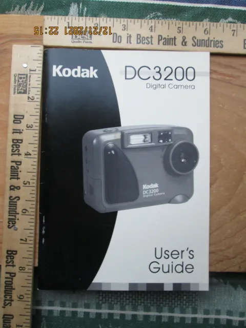 kodak dc3200 digital camera users guide 2000