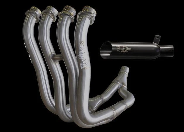VooDoo Shorty 4:1 Full Exhaust System Black fits Suzuki GSXR750/GSXR600/GSXR1000