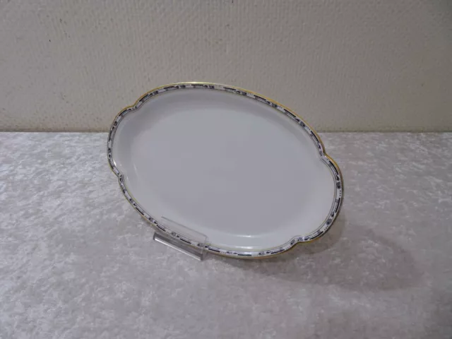 Kgl. Priv. Tettau Porcelaine Design Plat de Service Vintage - 29,5 CM