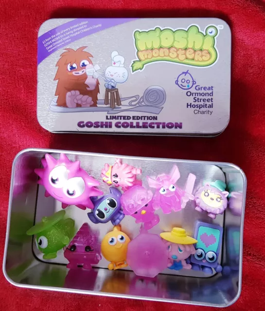 Moshi Monsters Goshi Great Ormond St Hospital Charity Tin And 12 Figures