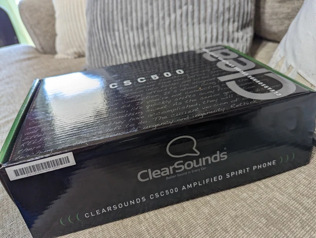 CLEAR SOUNDS CSC500 Amplified Spirit Phone Corded Speakerphone Open Box NEW