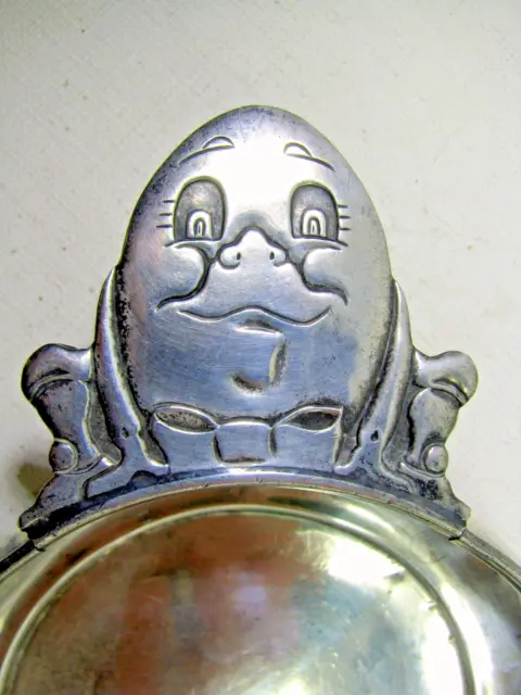 Webster Sterling Silver Humpty Dumpty Child's Nursery Rhyme Porringer