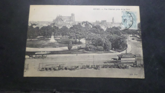 Ancienne Carte Postale – Stade Auguste Delaune – Reims – Vintage