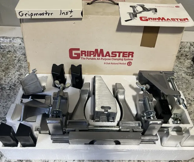 GRIPMASTER The Portable All-Purpose Clamping System "New In Box" Ships Fast USA
