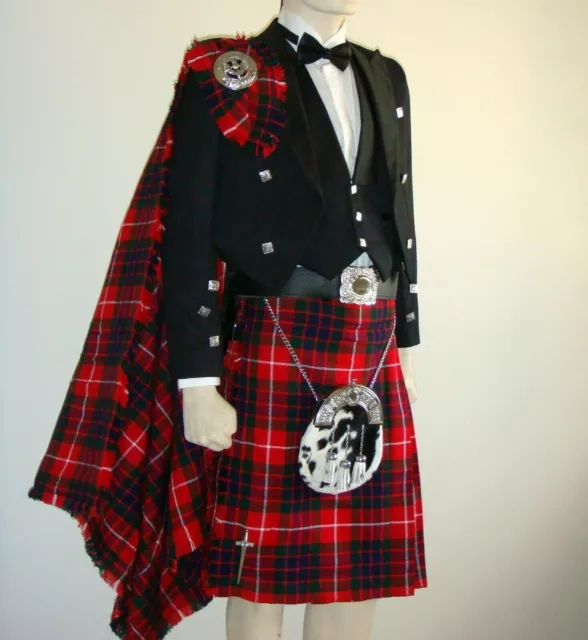 21-teiliges SCHOTTISCHES HOCHZEITSOUTFIT CHARLIE WESTE & KILT-SET |...