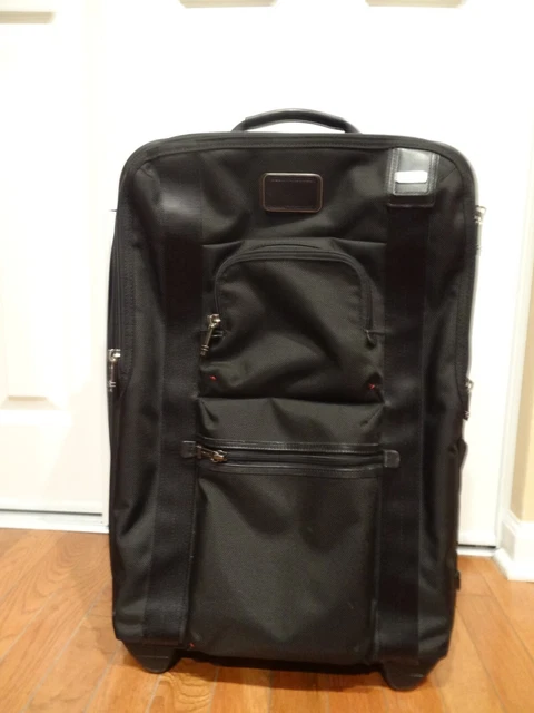 TUMI Alpha Bravo Expandable 2-wheel Carry On 22420SPH Roller Black Bag 22" 3