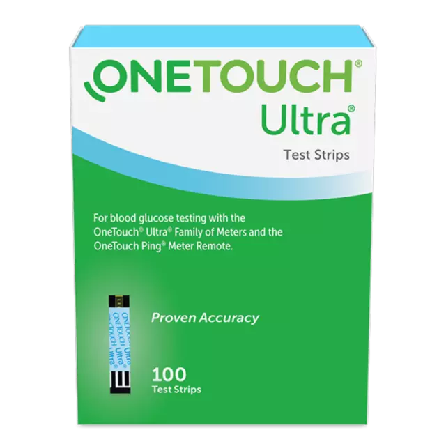 100 ONETOUCH ULTRA  TEST STRIPS *FREE SHIPPING* EXPIRES 4+ Months