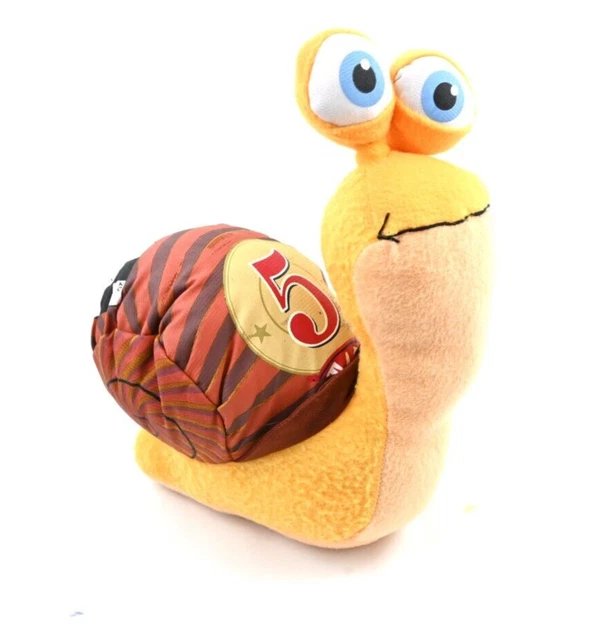 DREAMWORKS TURBO RACING Team 5 Snail 12" Plush Stuffed Animal Kelly
