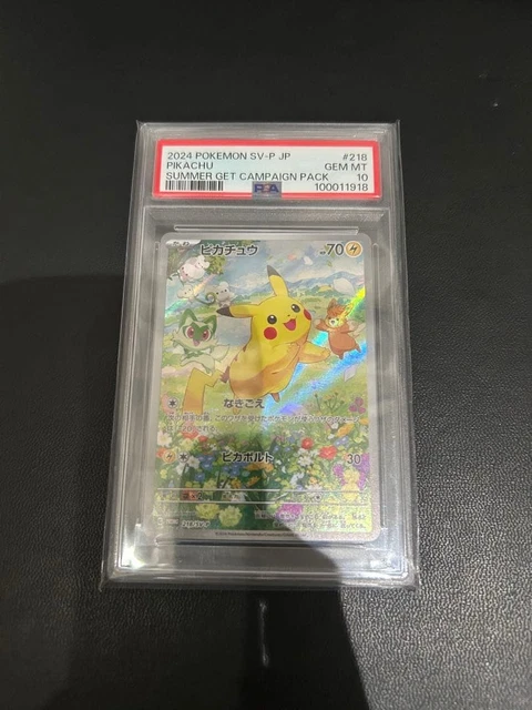 PSA10 PIKACHU 218/SV P Promo Pokemon Card £308.44 - PicClick UK
