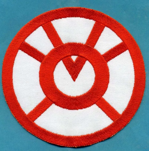 5" Orange Lantern Corps Classic Style Embroidered Iron-on Patch