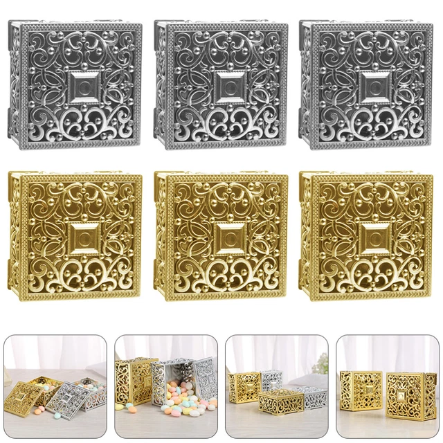 6 piezas caja de almacenamiento para dulces p.s caja de almacenamiento para joyas