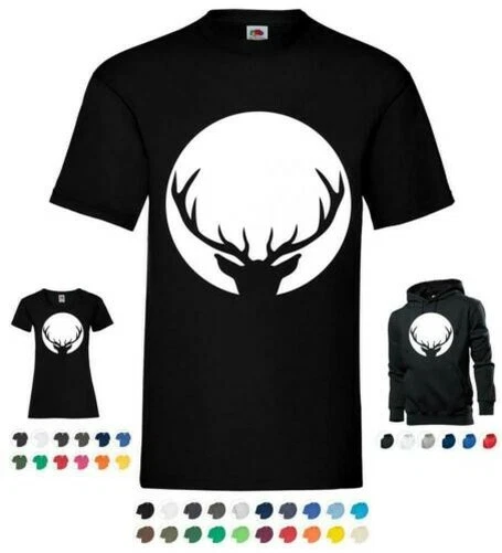 Asta de Ciervo En Círculo Camiseta/Jersey/Sudadera con Capucha