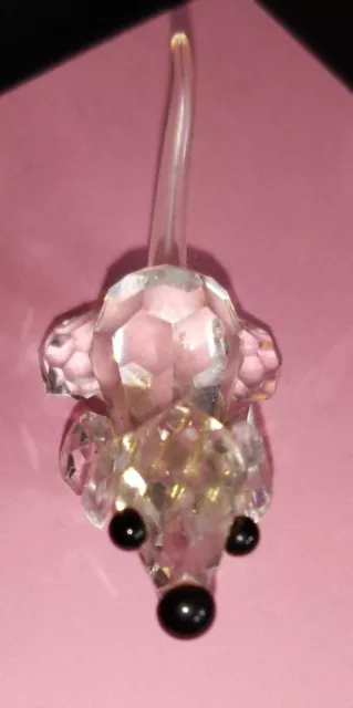 Kristall Mini Dackel, aus Sammlerauflösung, Vitrinenstück Top Swarovski Art 3