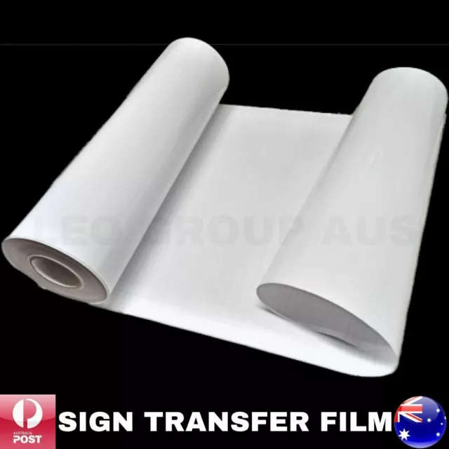 VINYL Sticker Clear Transfer Film Paper Cutter Cutting Plotter Sign Art Transfer