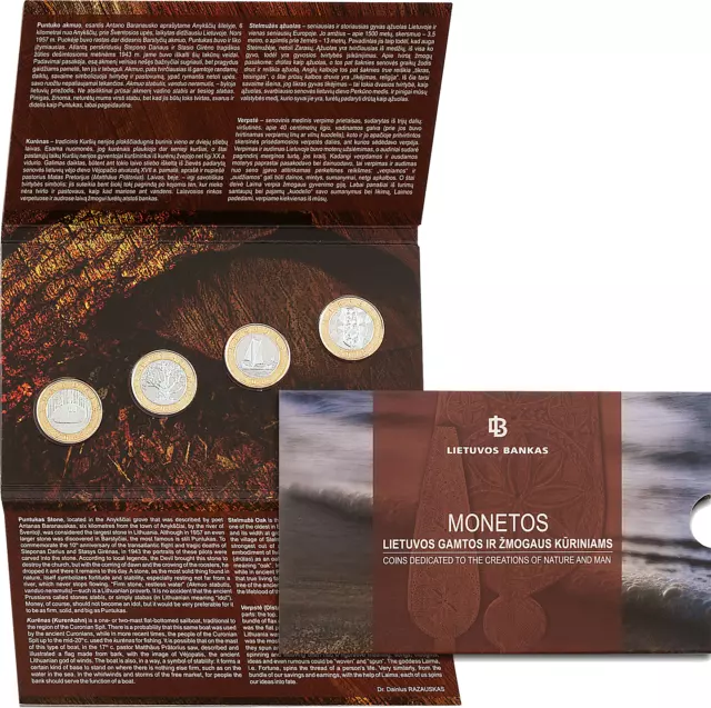 Creations Of Nature And Man, Lithuania, 2 Litas Commemorative Coin 2013