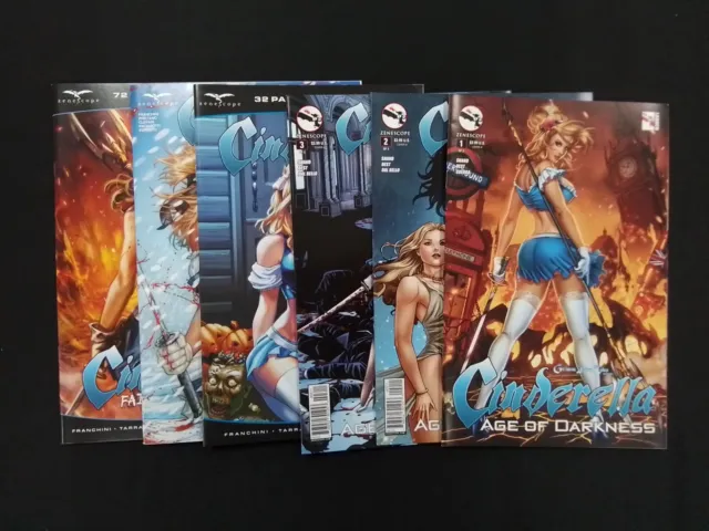 Zenescope Cinderella Age of Darkness + 3 Specials comic Lot  Grimm Fairy