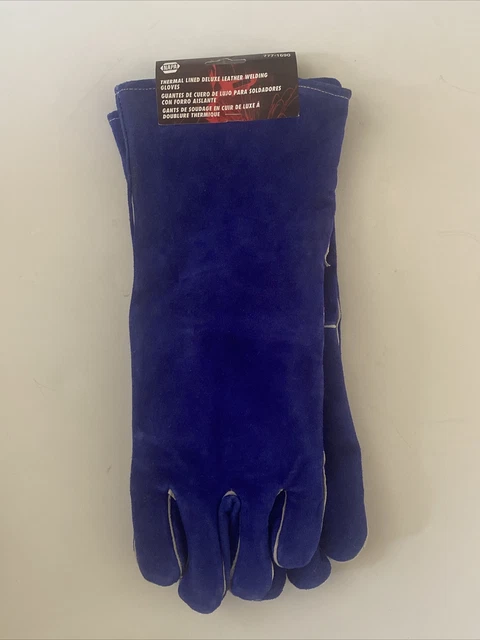 Napa 777-1690 Blue Welding Gloves 16" Long Thermal Insulated Men's Size Large