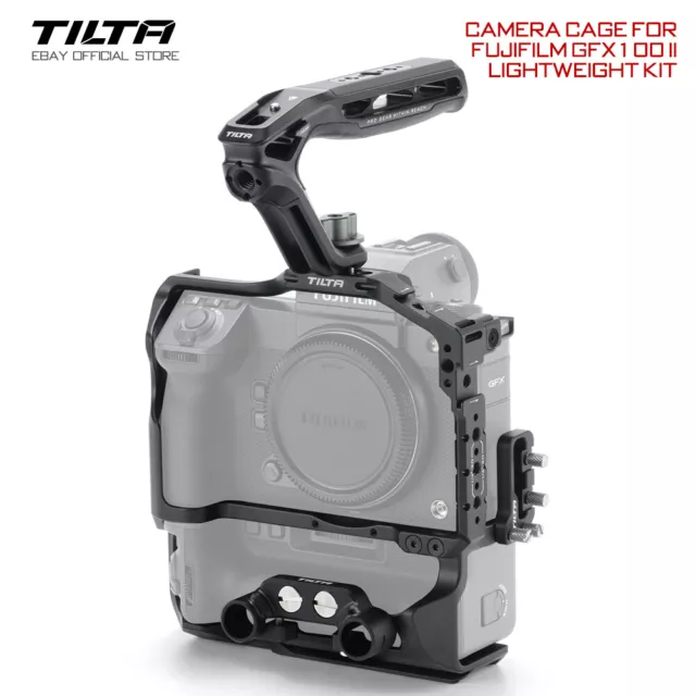 Tilta Camera Cage Lightweight Kit W/ Top Handle+Cable Clamp Für Fujifilm GFX10