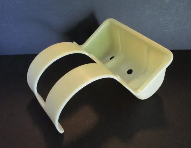 Vintage 50’s Plastic Hanging Soap Dish Holder for Claw Foot Tub Celluloid?