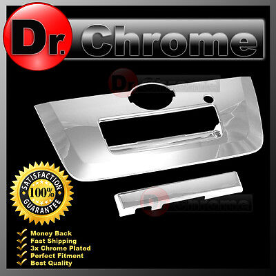 Triple Chrome Plated FULL Tailgate Handle Cover 2013 for 13-15 Nissan Frontier