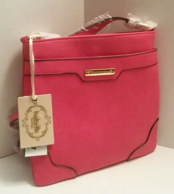 NWT Isabelle Vegan Leather Crossbody Handbag Spring Red