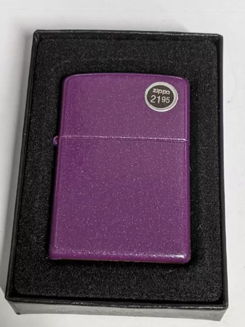 Zippo 2005 Reg Purple Shimmer Lighter Sealed In Box R907