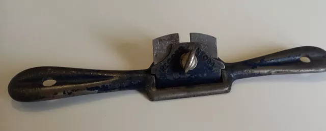 Vintage Record No 064 Flat Sole Spokeshave Plane Woodworking Tool Tungsten Steel