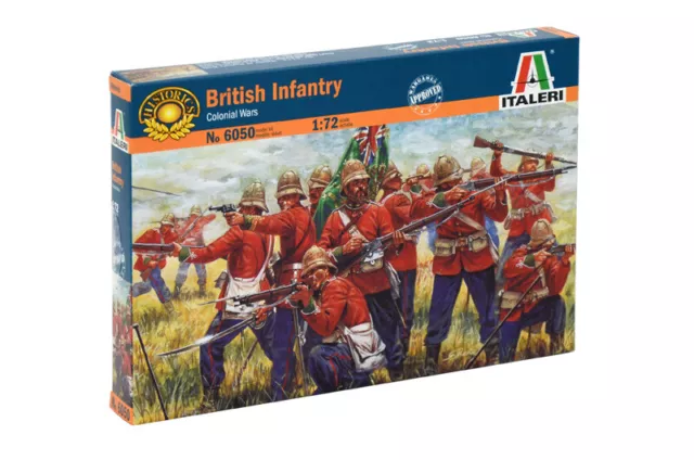 Italeri 6050 - 1/72 Set Figure British Fanteria - Colonial Wars - Nuovo