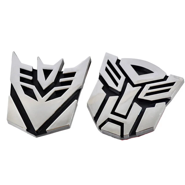 TRANSFORMERS DECEPTICON 3D Logo Emblem Badge Graphics Decal Car Sticker