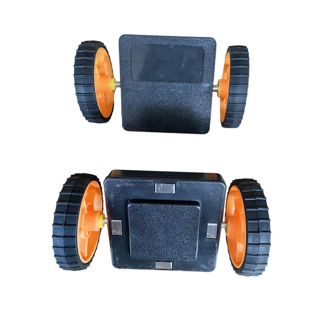 2Pcs Magnetic Toys Wheels Base Brain Development Magnetic Wheels Preschool Gift