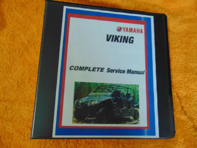 2014 - 2015 Yamaha Viking Factory Service & Repair Manual 14 15 in binder