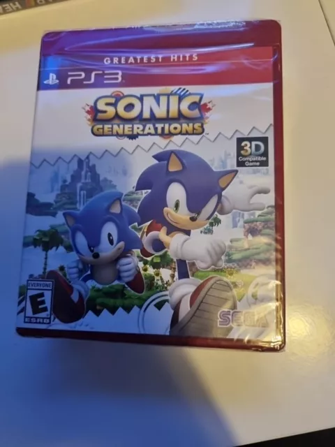 Sony PlayStation 3 PS3 game - Sonic Generations - New & Sealed