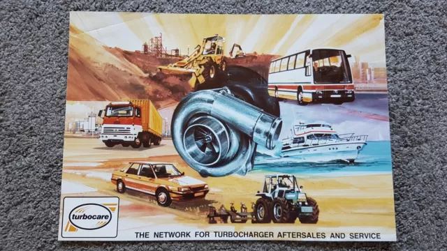 Turbocare Sales Leaflet Brochure 1980'S
