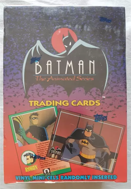 Topps Batman La serie animata scatola carte collezionabili 1993