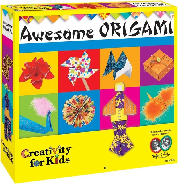 Origami para Niños Papel Kit Manualidades Set Cuadrado Lado Único Diseño Japonés