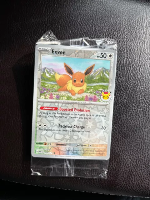 EEVEE 074/131 Prismatic Evolutions Pokemon Day 2025 Stamped Promo