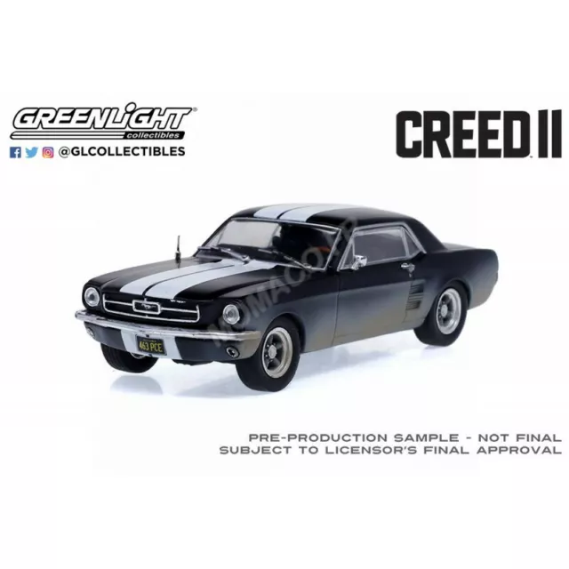 Greenlight 86621 - Ford Mustang Coupe 1967 "Creed Ii (2018) Adonis Creed  1/43