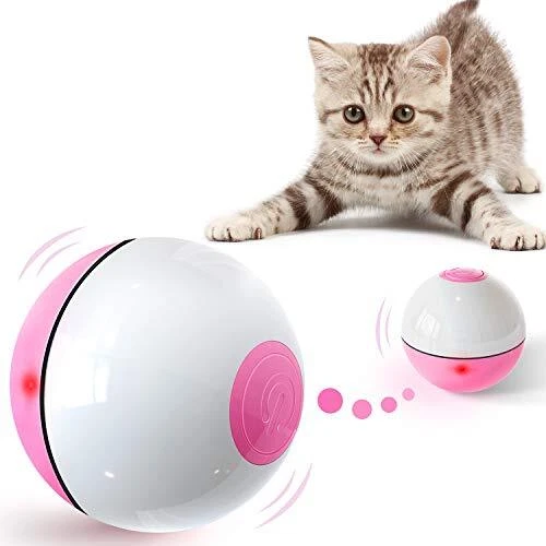 Iokheira Jouets pour Chats, Balle Chat avec LED Lumières,Jouet Chat Interactif I