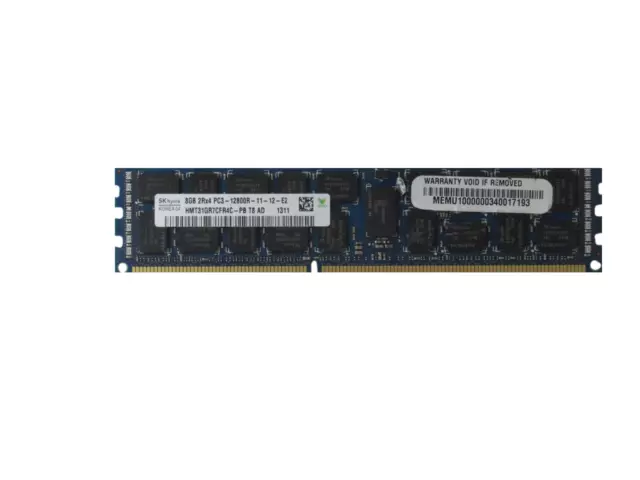 HMT31GR7CFR4C-PB - SK Hynix 8 GB DDR3-1600 RDIMM PC3-12800R 2Rx4 Server RAM