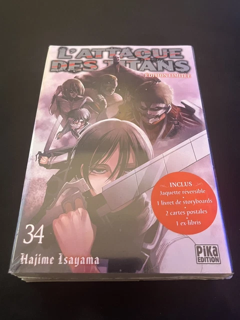 L'Attaque des Titans (SNK) - Tome 34 - Edition Limitée - Neuf
