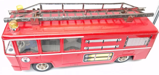 CAMION DE POMPIERS Cij / Cij / Jouet Ancien / Camion En Tole EUR 61,00